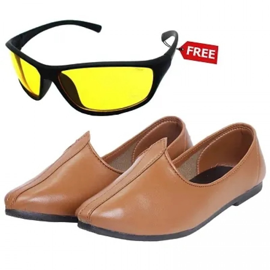 Vitoria Classic  Fashionable Men Jutti With Free Unisex Sunglasses