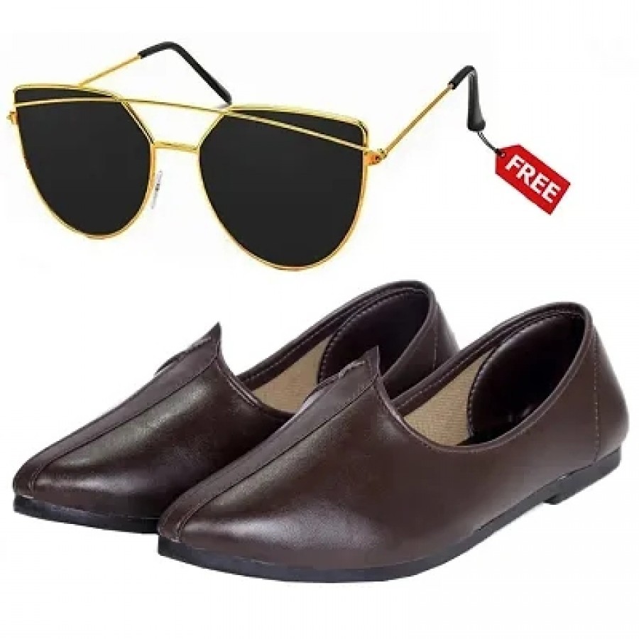 Vitoria Classic  Fashionable Men Jutti With Free Unisex Sunglasses