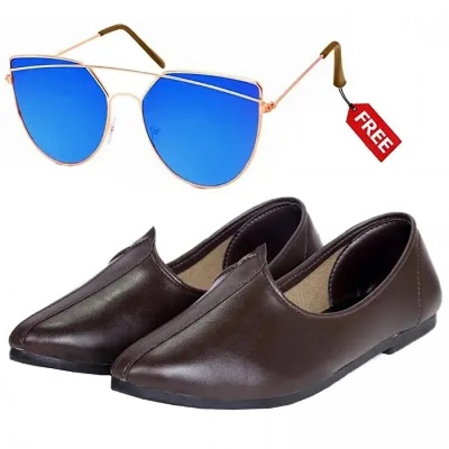 Vitoria Classic  Fashionable Men Jutti With Free Unisex Sunglasses