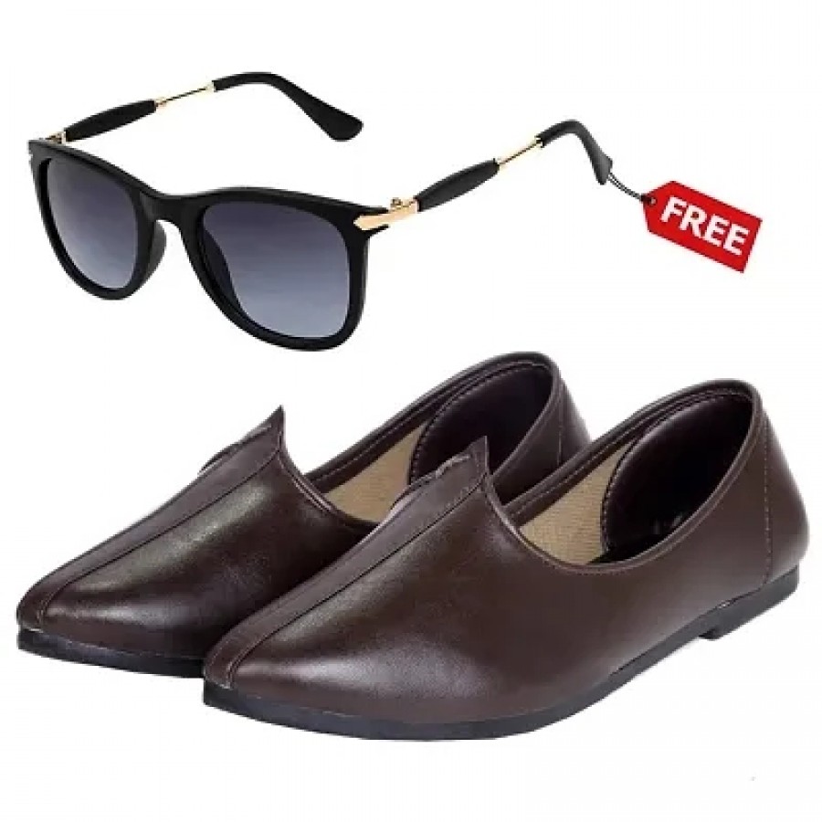 Vitoria Classic  Fashionable Men Jutti With Free Unisex Sunglasses