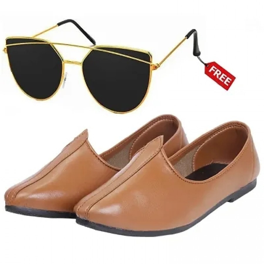 Vitoria Classic  Fashionable Men Jutti With Free Unisex Sunglasses