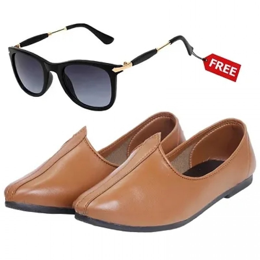 Vitoria Classic  Fashionable Men Jutti With Free Unisex Sunglasses