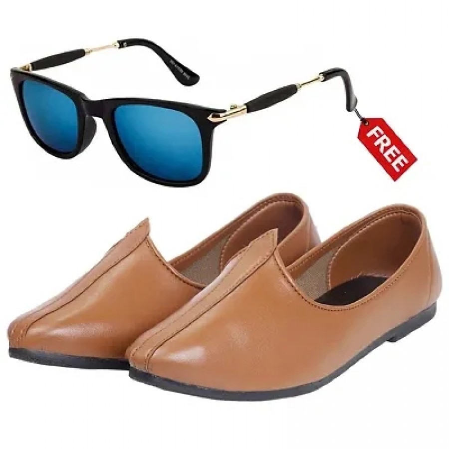 Vitoria Classic  Fashionable Men Jutti With Free Unisex Sunglasses