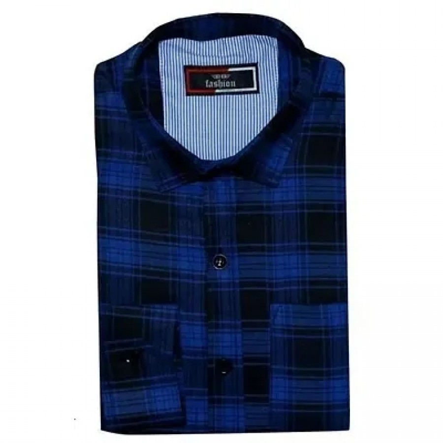 Balino London Blue Check Shirt For Men