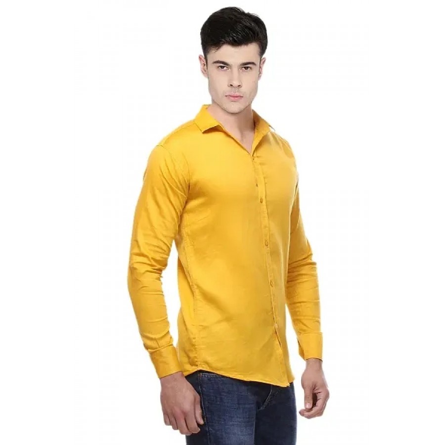 Balino London Lemon Cotton Shirt For Men