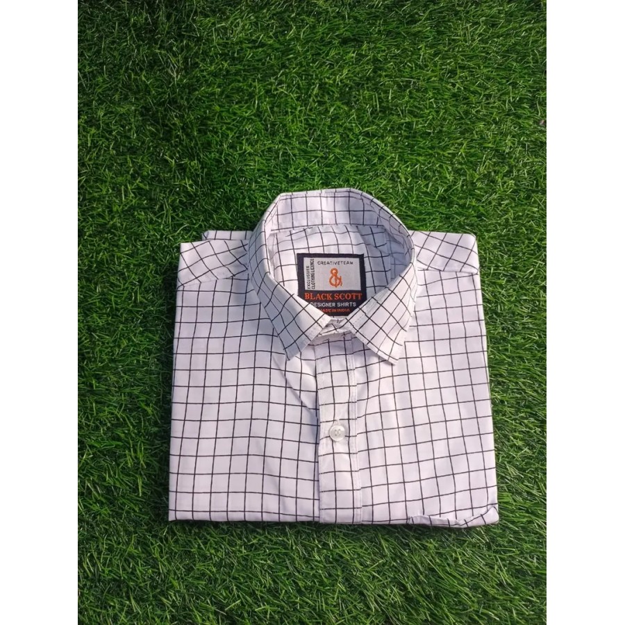 Casual  single line Check  Shirt