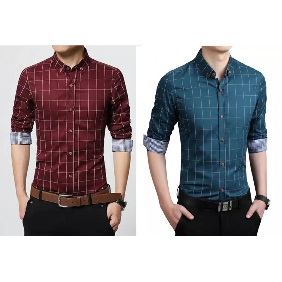 Checked shirts for Men