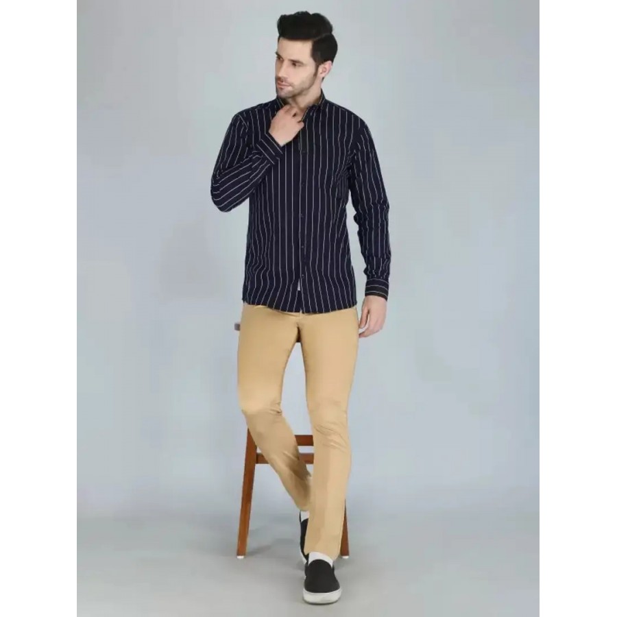 Classic Cotton Blend Casual Shirts for Men