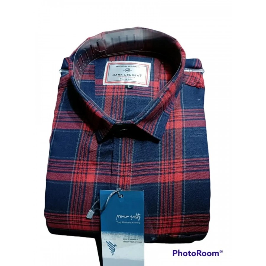 Classic Cotton Checked Casual Shirts for Men