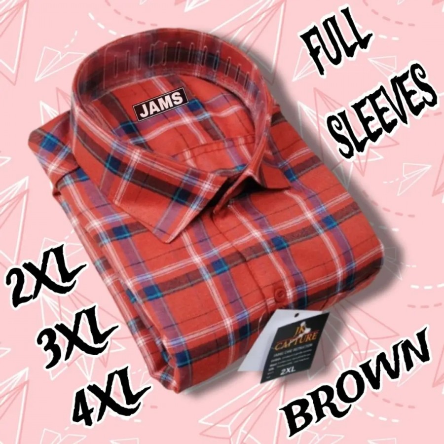 Classic Cotton Checked Casual Shirts for Men