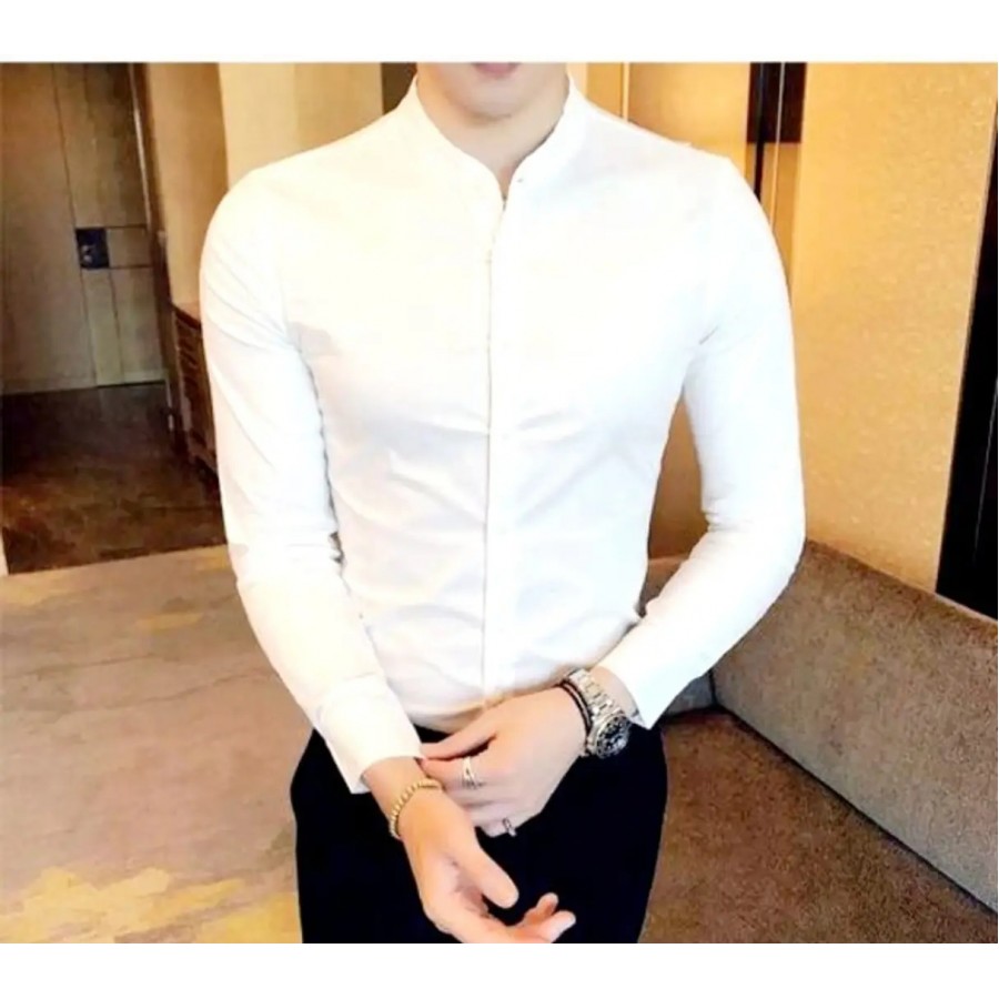 Classic Cotton Long Sleeves Casual Shirts For Men