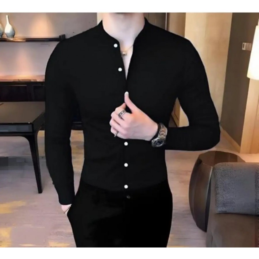 Classic Cotton Long Sleeves Casual Shirts For Men