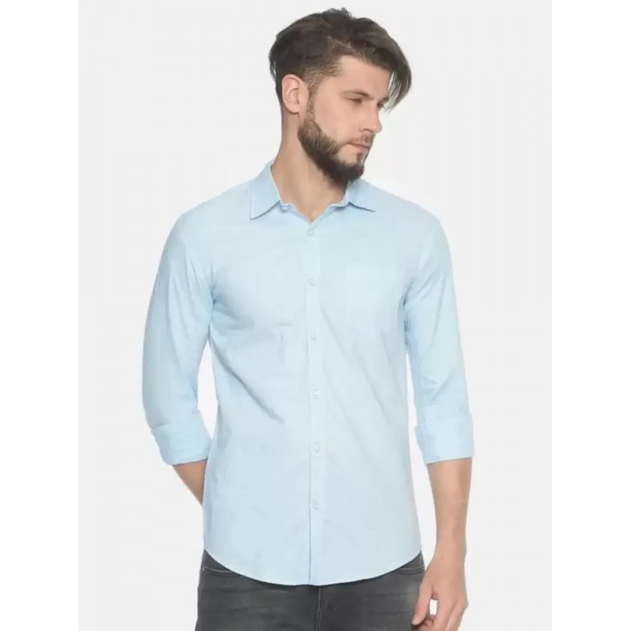 Classic Cotton Solid Casual Shirts for Men