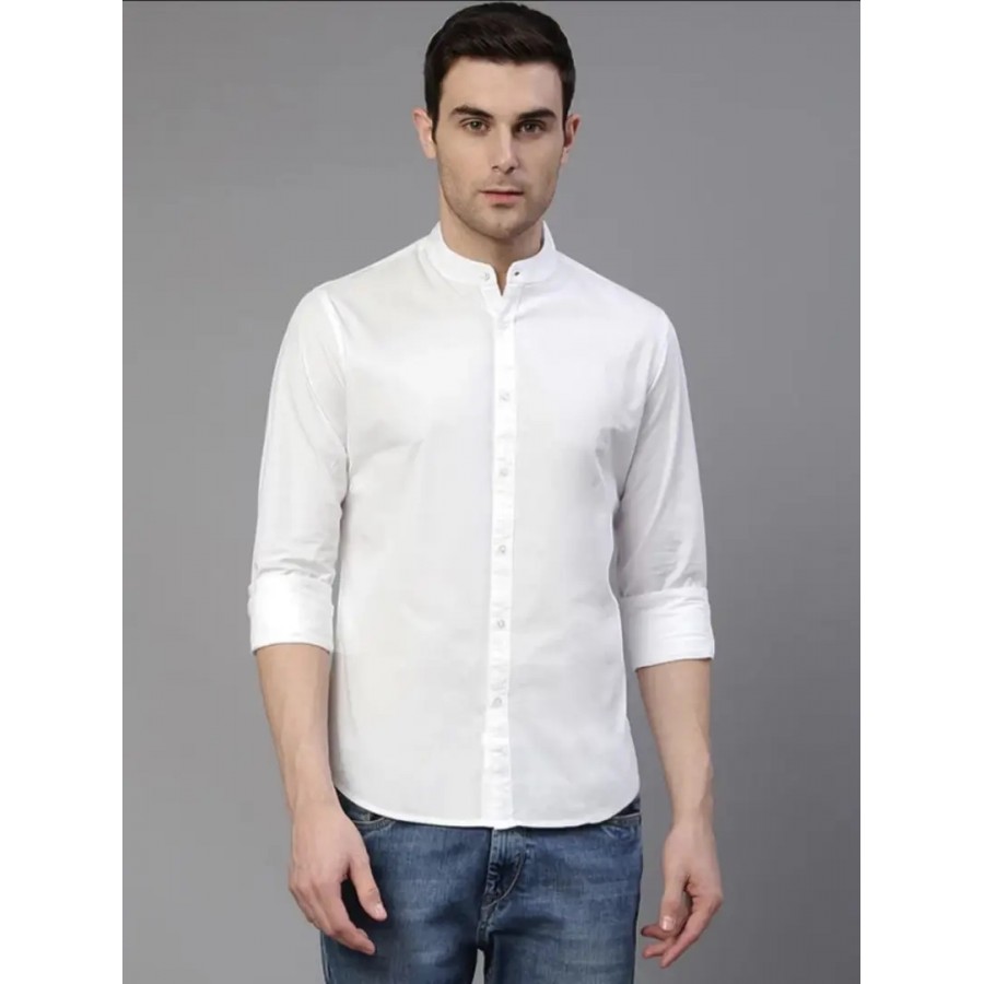 Classic Cotton Solid Casual Shirts for Men