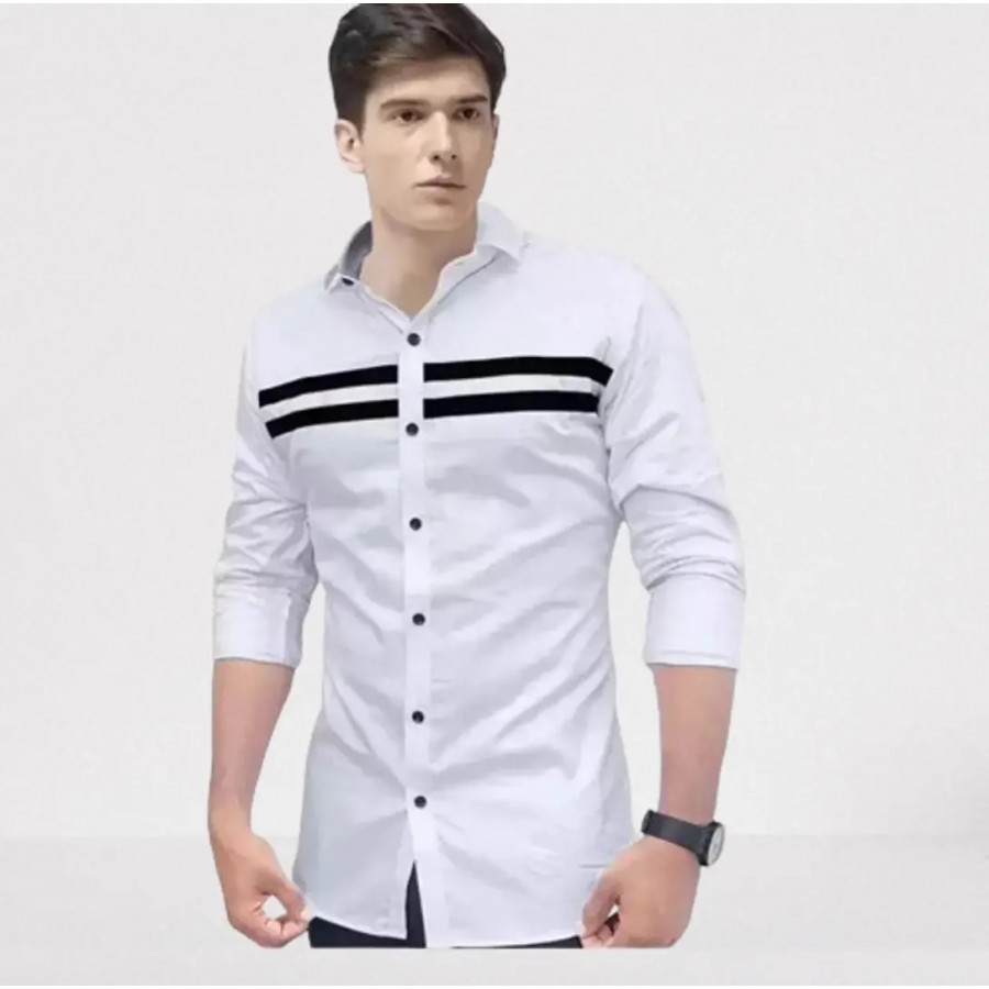 Classic Cotton Blend Casual Shirts for Men