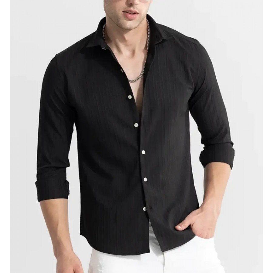 Classic Cotton Blend Casual Shirts for Men