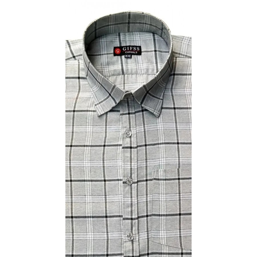 Classic Cotton Checked Casual Shirts for Men