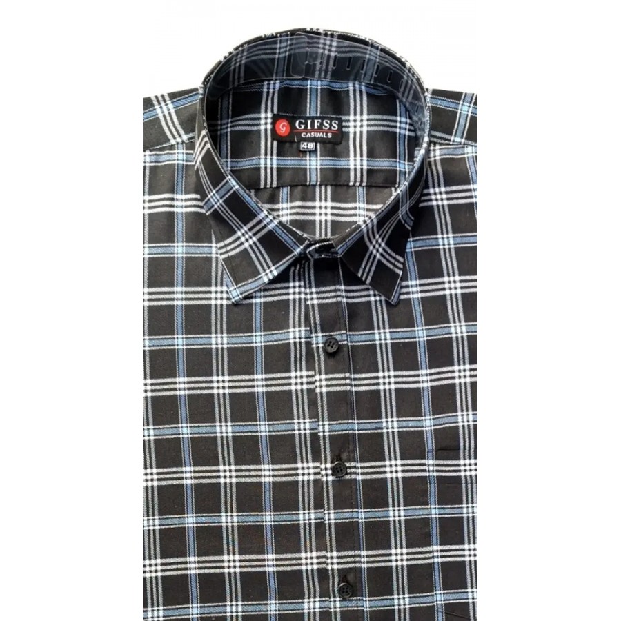 Classic Cotton Checked Casual Shirts for Men