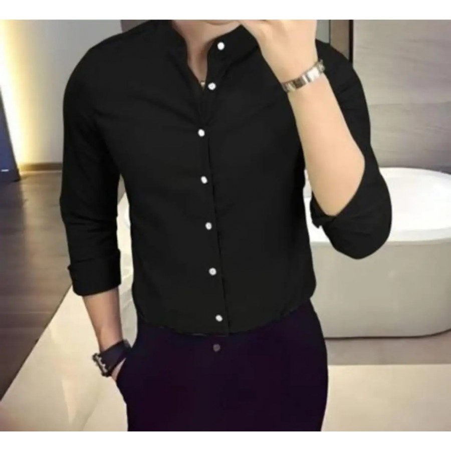 Classic Cotton  Long Sleeves  Casual Shirts For Men