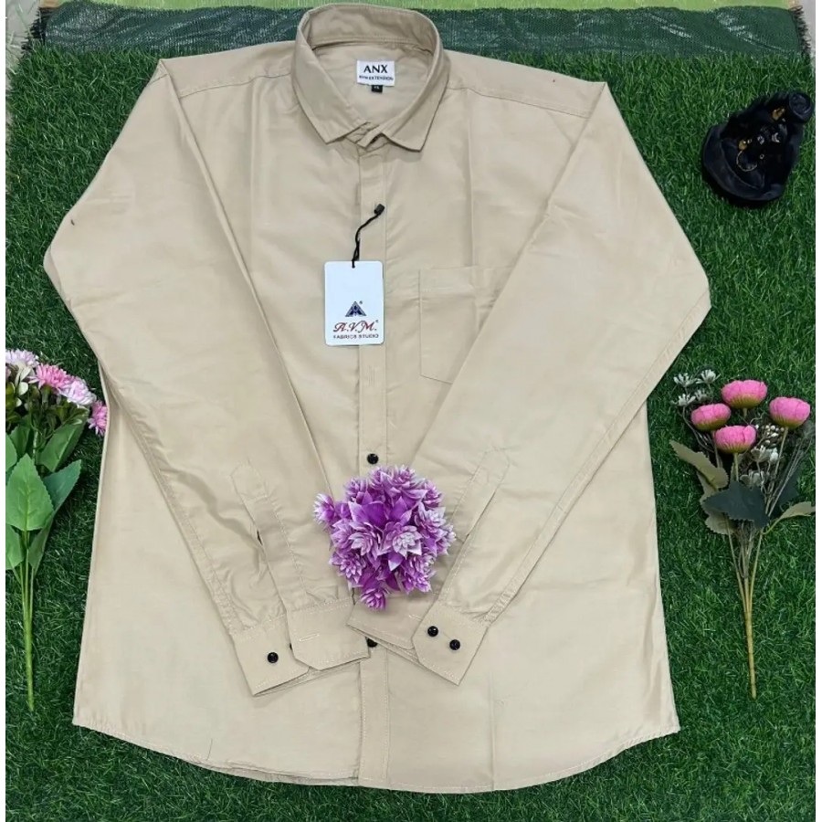 Classic Cotton Solid Casual Shirts for Men