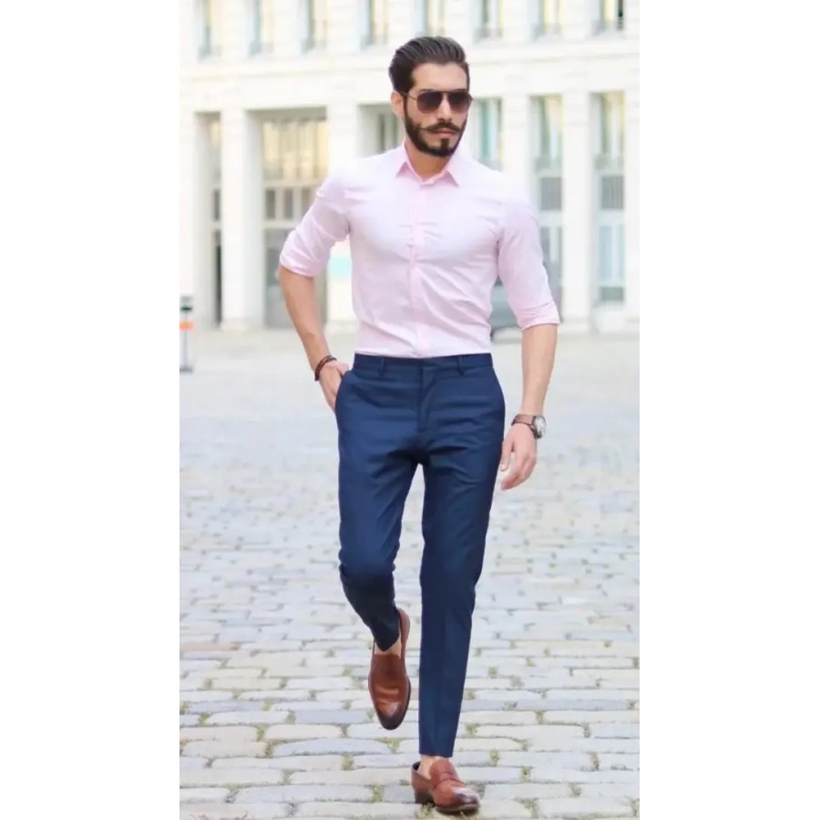 Classic Cotton Solid Casual Shirts for Men