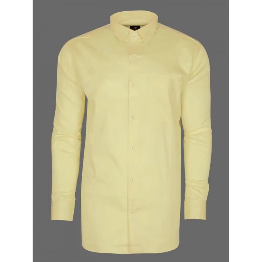 Classic Cotton Solid Casual Shirts for Men