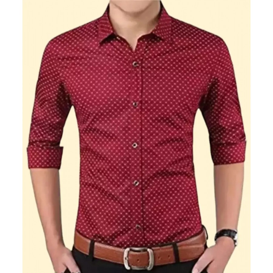 Classic Polycotton Casual Shirts for Men