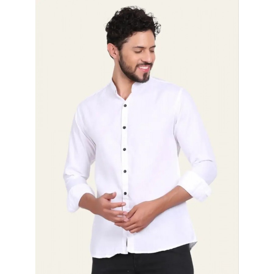 Classic Solid Casual Shirts for Men