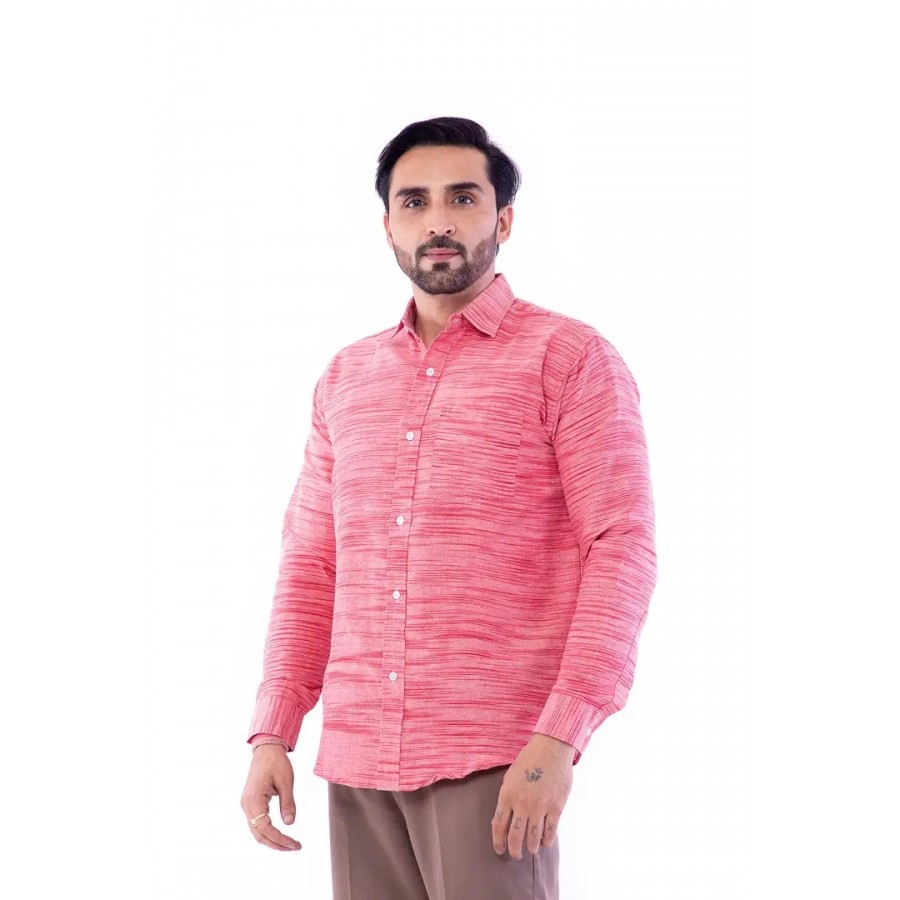 DESHBANDHU DBK Men's Solid Cotton Full Sleeves Regular Fit Shirt