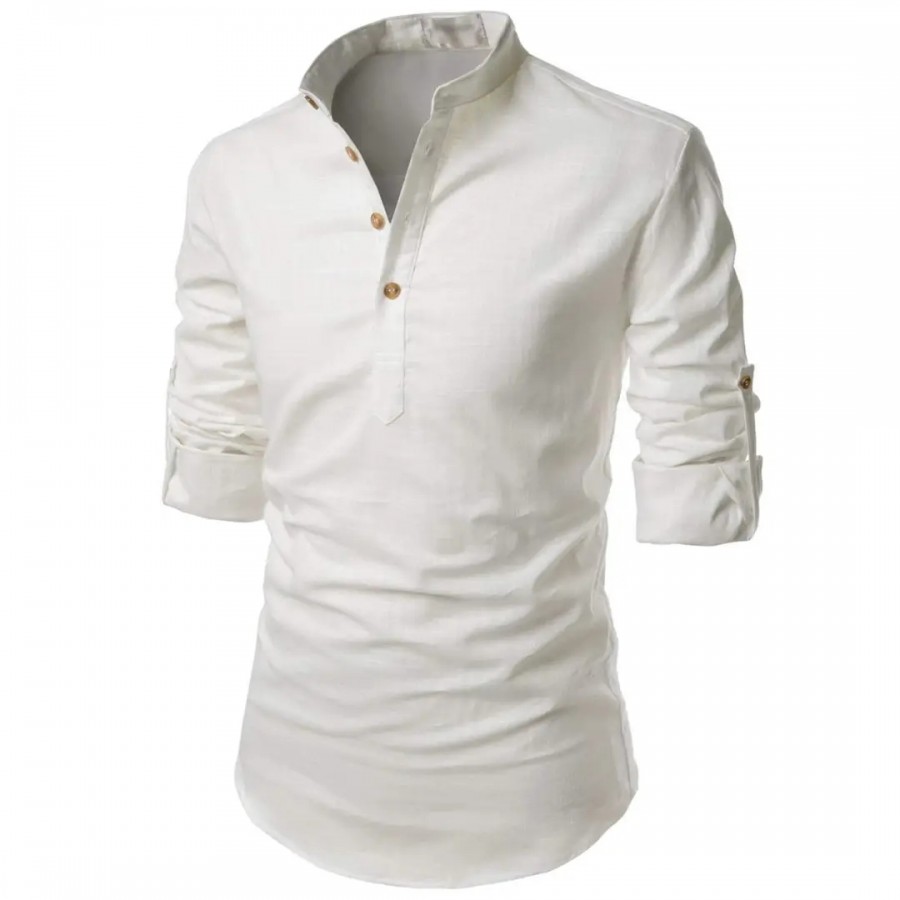 EDINWOLF Cotton Men's Casual Shirt - White (40)