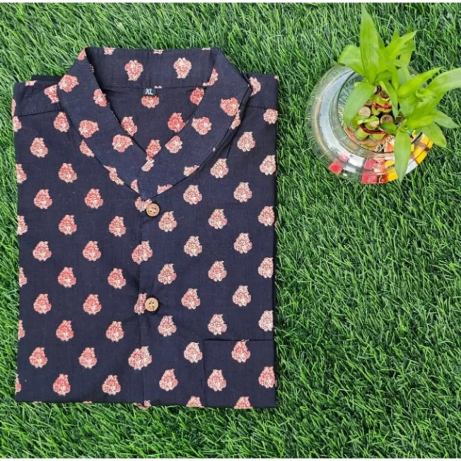 Elegant Cotton Printed Casual Shirts For Men