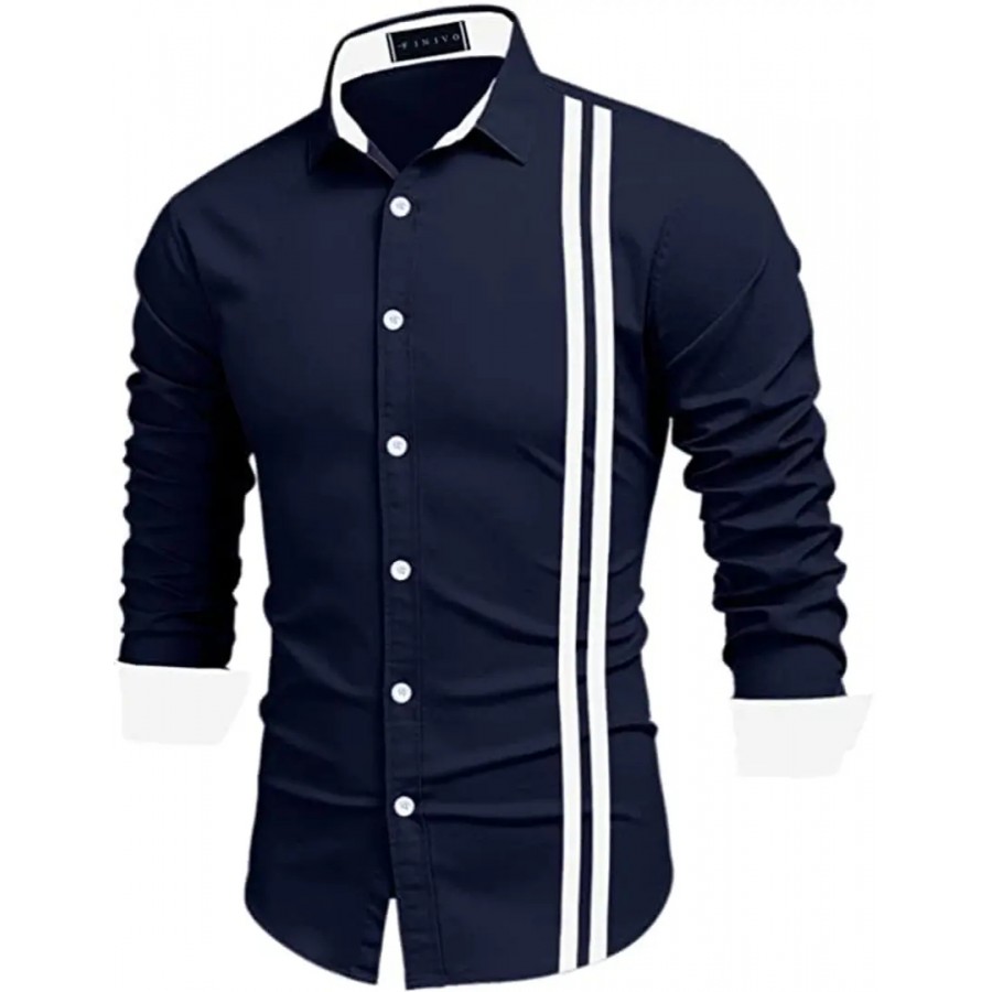 FINIVO FASHION Men Cotton Casual Shirt