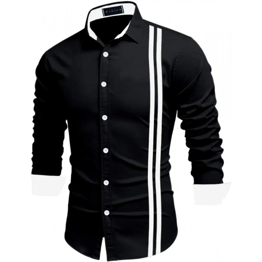 FINIVO FASHION Men Cotton Casual Shirt