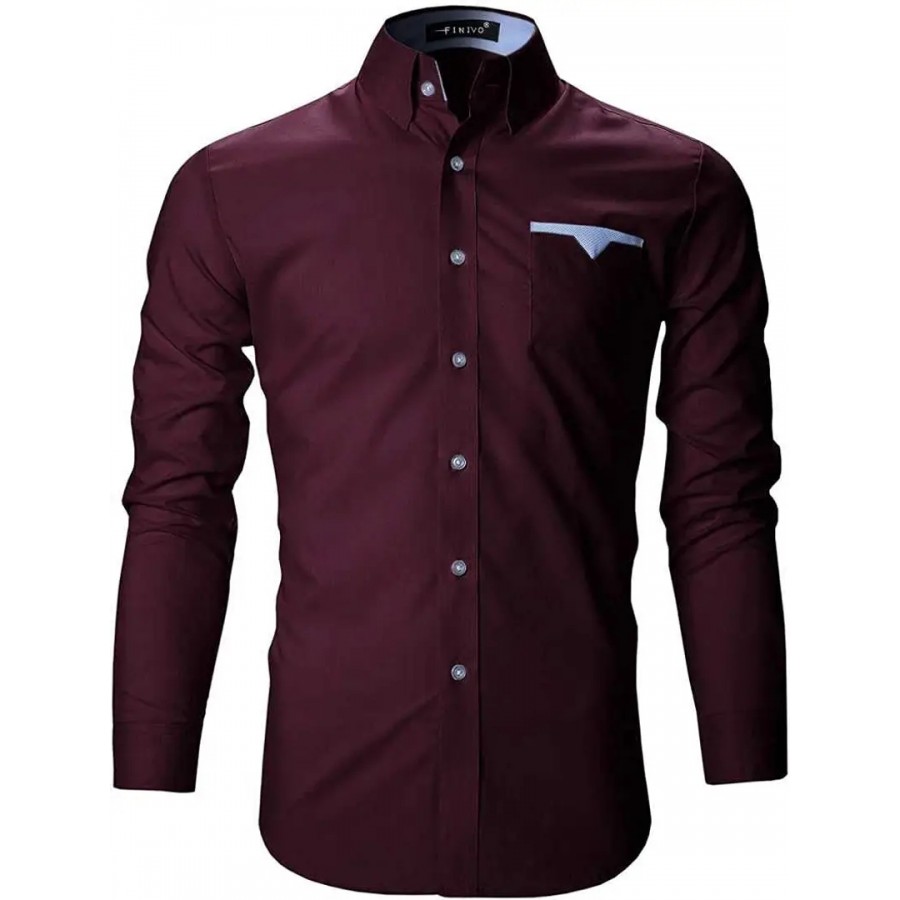 FINIVO FASHION Men's Regular Fit Casual Shirt