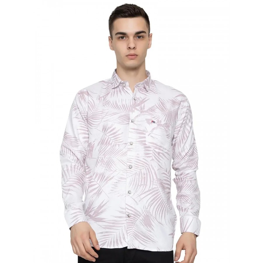 FREKMAN Man Regular Fit Cotton Casual Printed Shirts for Men