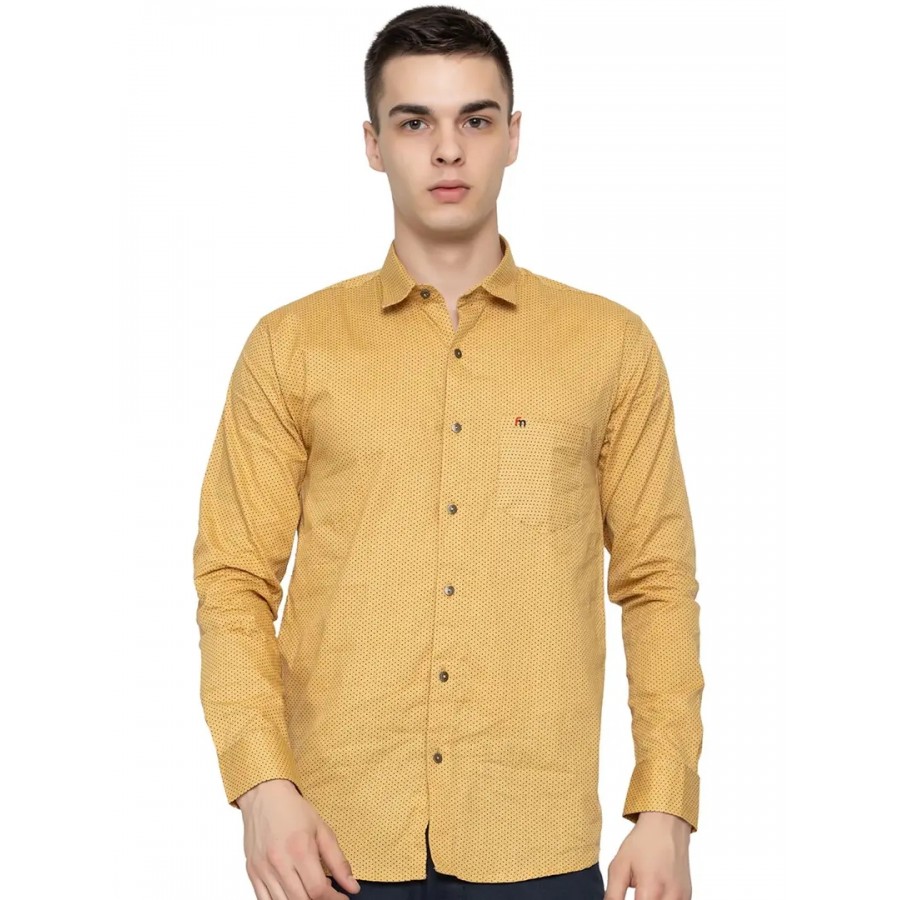 FREKMAN Men Printed Shirts Full Sleeves | Pocket Shirt for Men