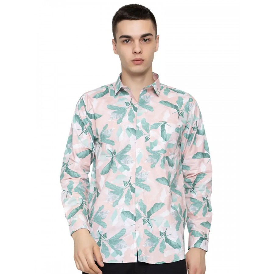 FREKMAN Men's Cotton Digital Printed Stitched Full Sleeve Shirt with Pocket