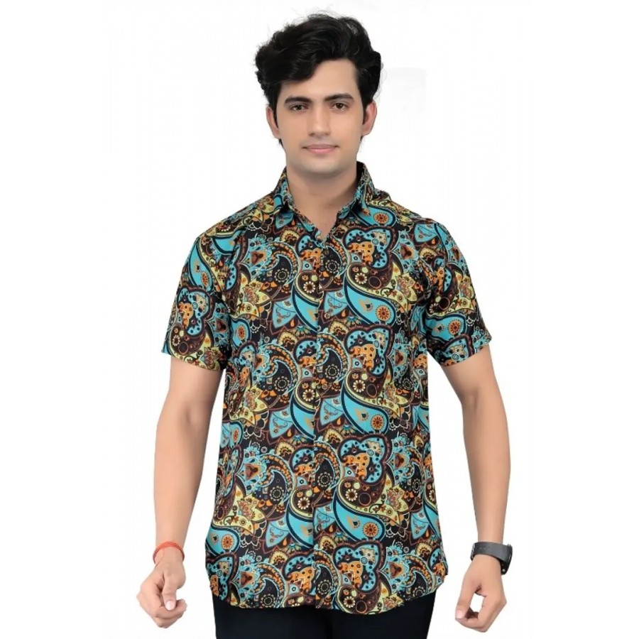 Fancy Cotton Blend Casual Shirts For Men