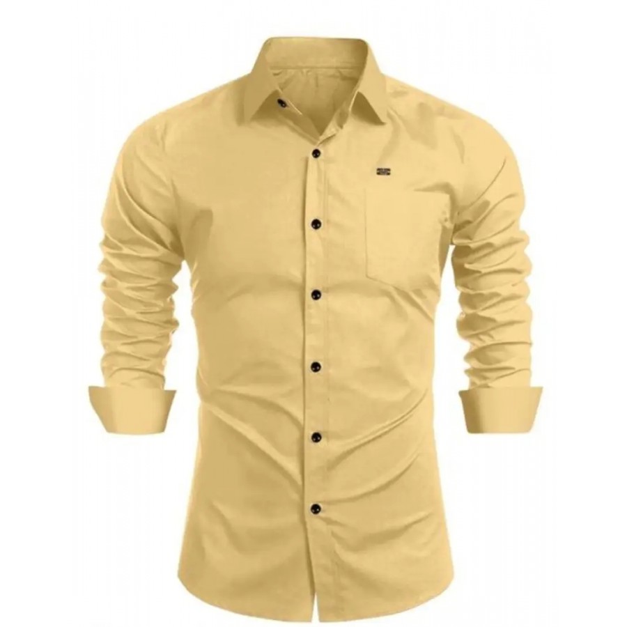 Fancy Cotton Casual Shirts For Men