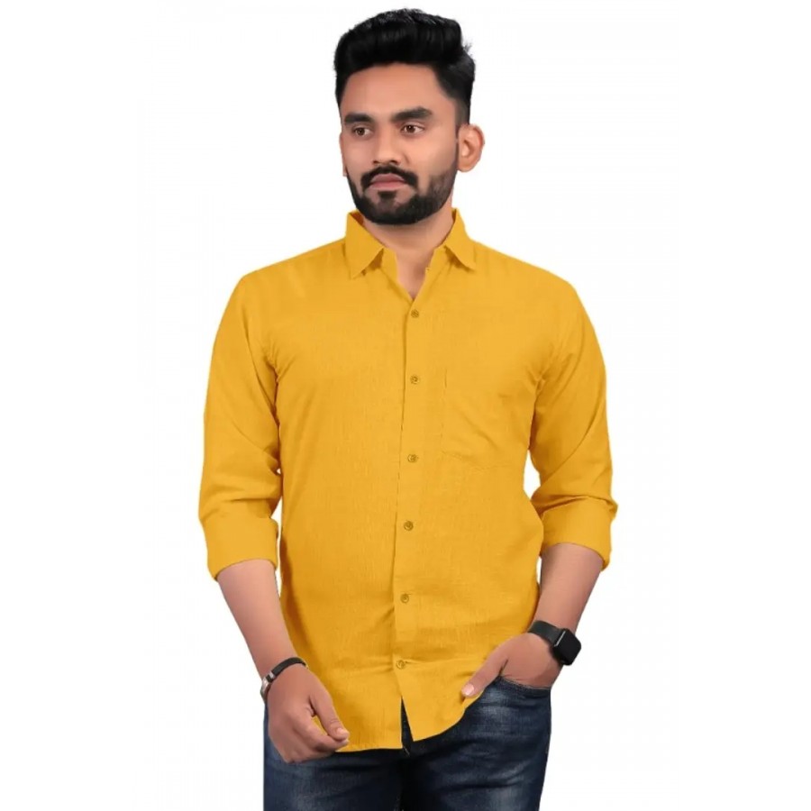 Fancy Cotton Mix Shirts For Men