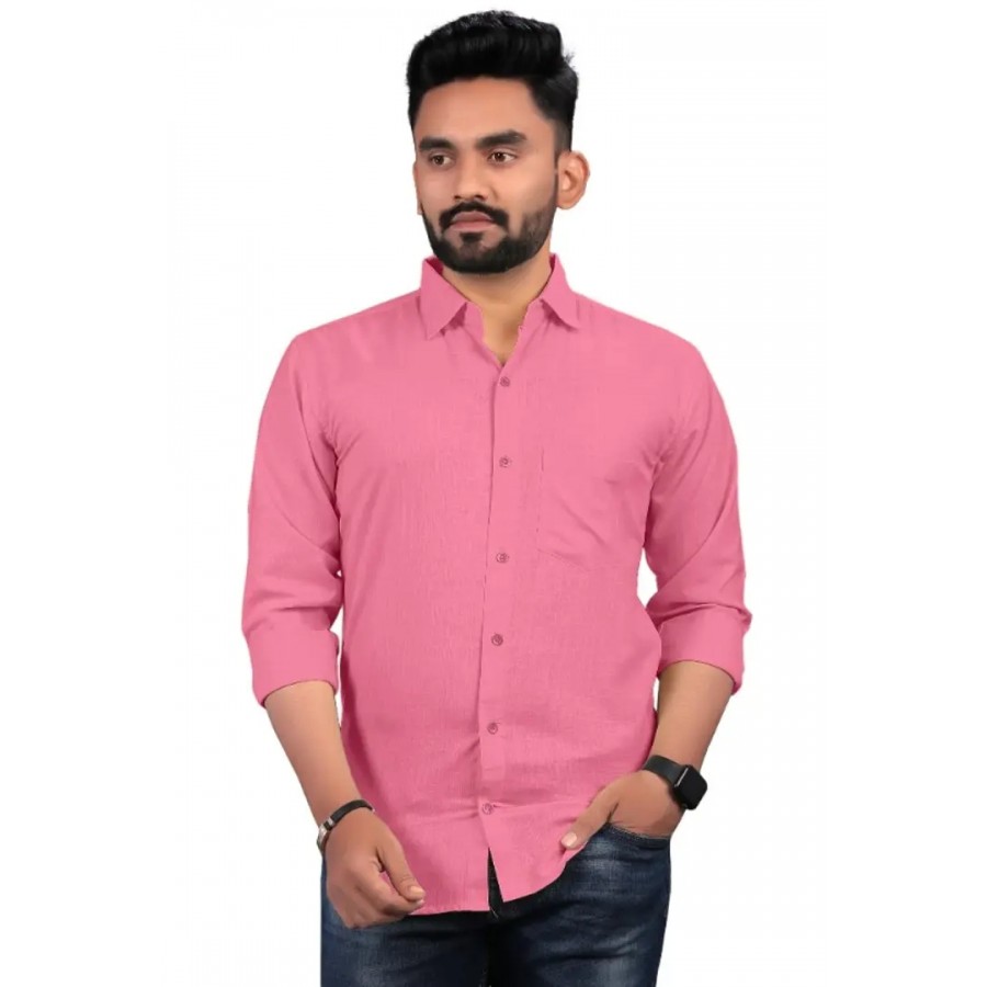 Fancy Cotton Mix Shirts For Men