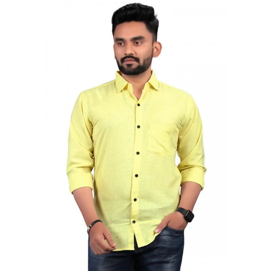 Fancy Cotton Mix Shirts For Men