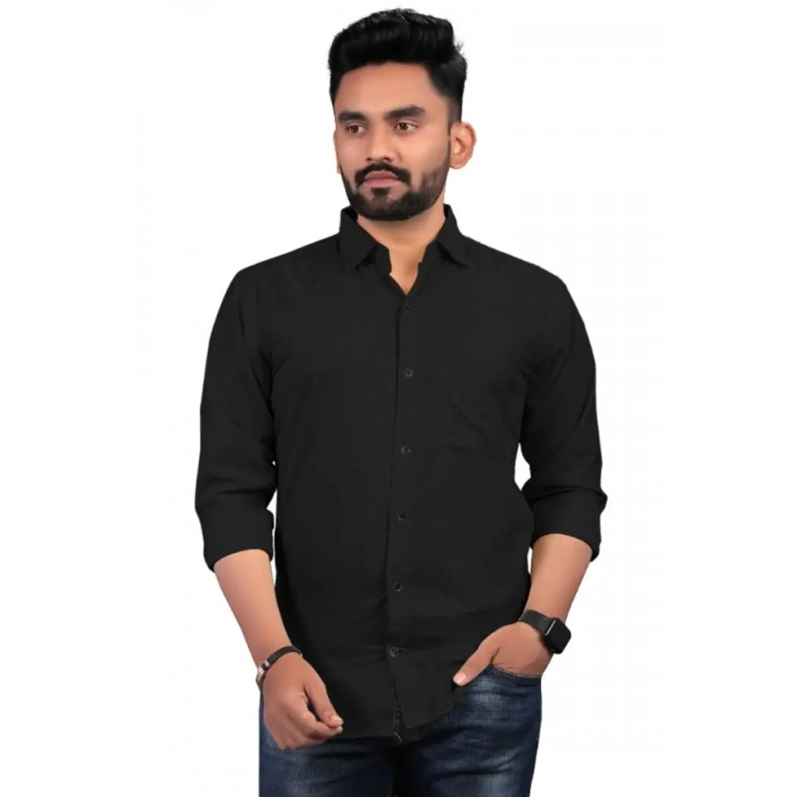 Fancy Cotton Mix Shirts For Men