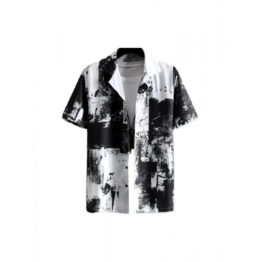 Hmkm Casual Shirt for Men|| Men Stylish Shirt || Men Printed Shirt (X-Large, Cargo)