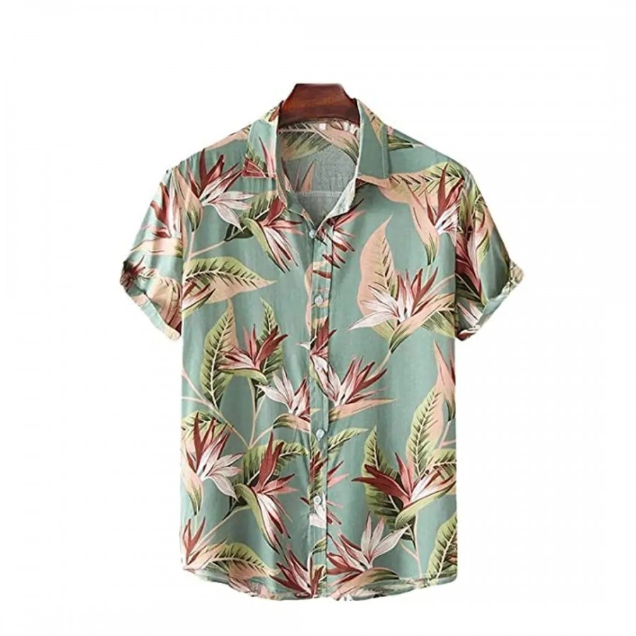 Hmkm Men Printed Casual Shirts (X-Large, New)