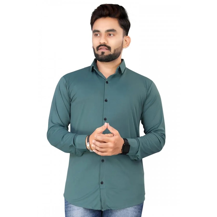 JEEVAAN - THE PERFECT FASHION Lycra Men's Regular Fit Formal Shirt