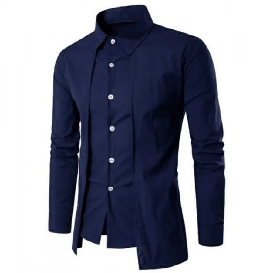 JEEVAAN - THE PERFECT FASHION Men's Regular Fit Coat Style Casual Shirt