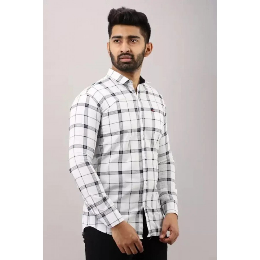 Men Pure Cotton Long Sleeves Printed Casual Shirt