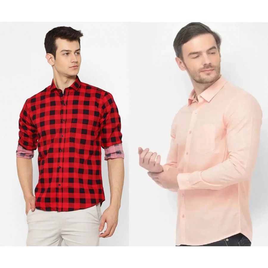 Men Shirts Casual Combo