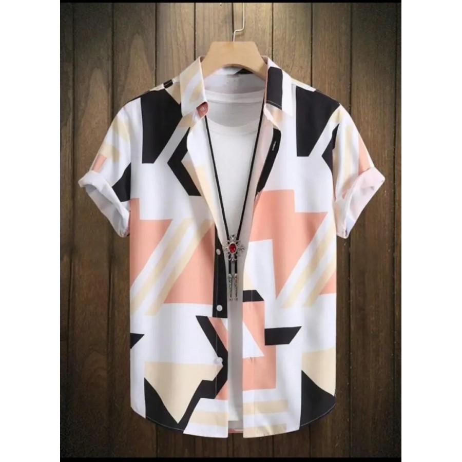 Men Regular Fit Printed Casual Shirt